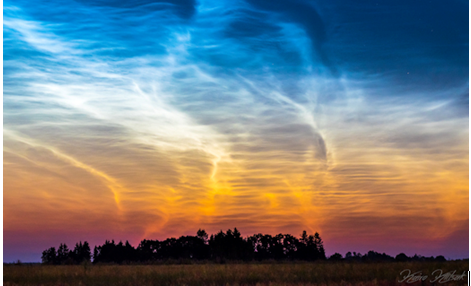 Noctilucent Shining Cloud-like Ones Inhabiting our Atmosphere